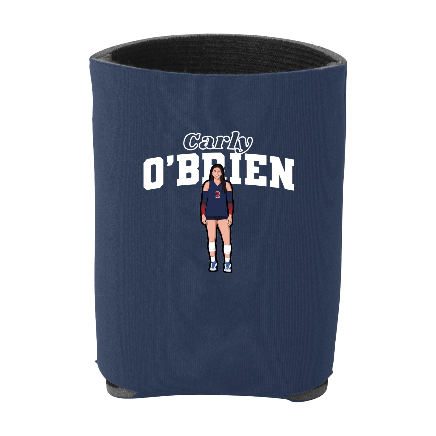 Can Holder — Name Arch in Navy