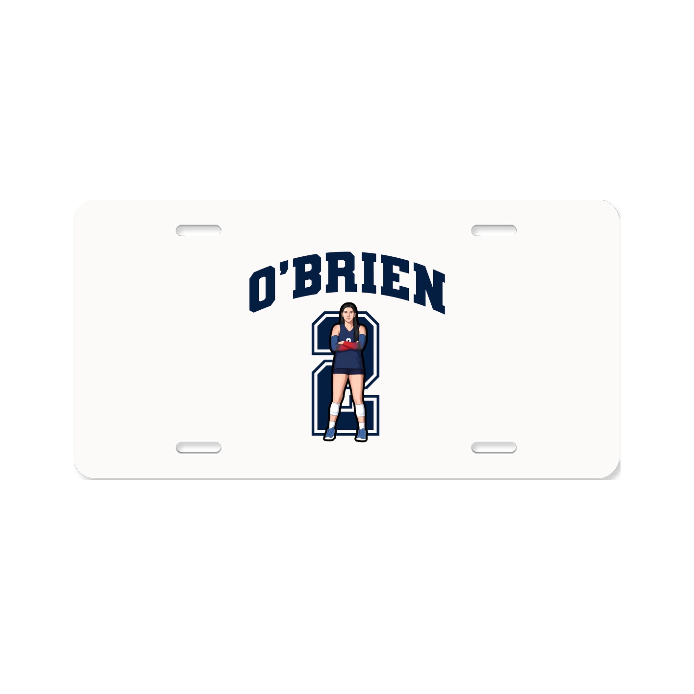 License Plate — Number in Classic
