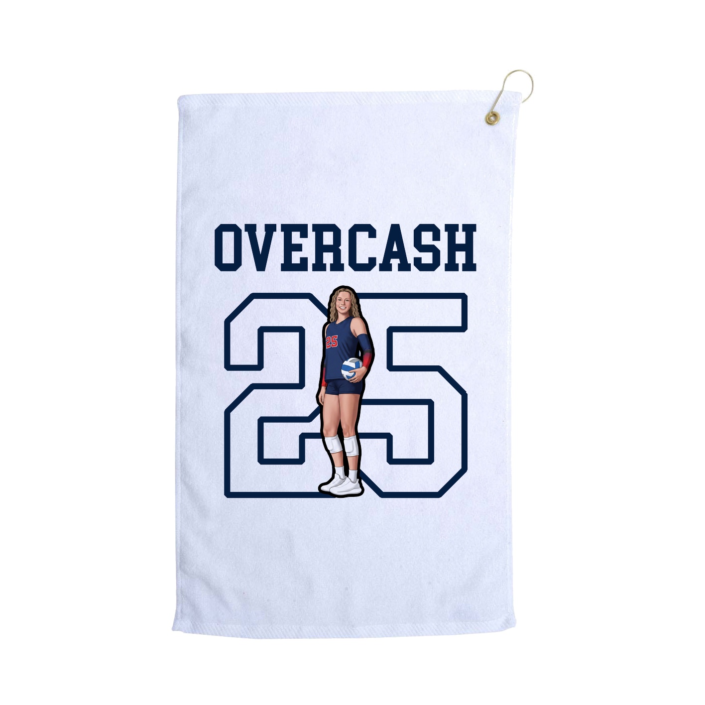 Golf Towel — Shirsey in White