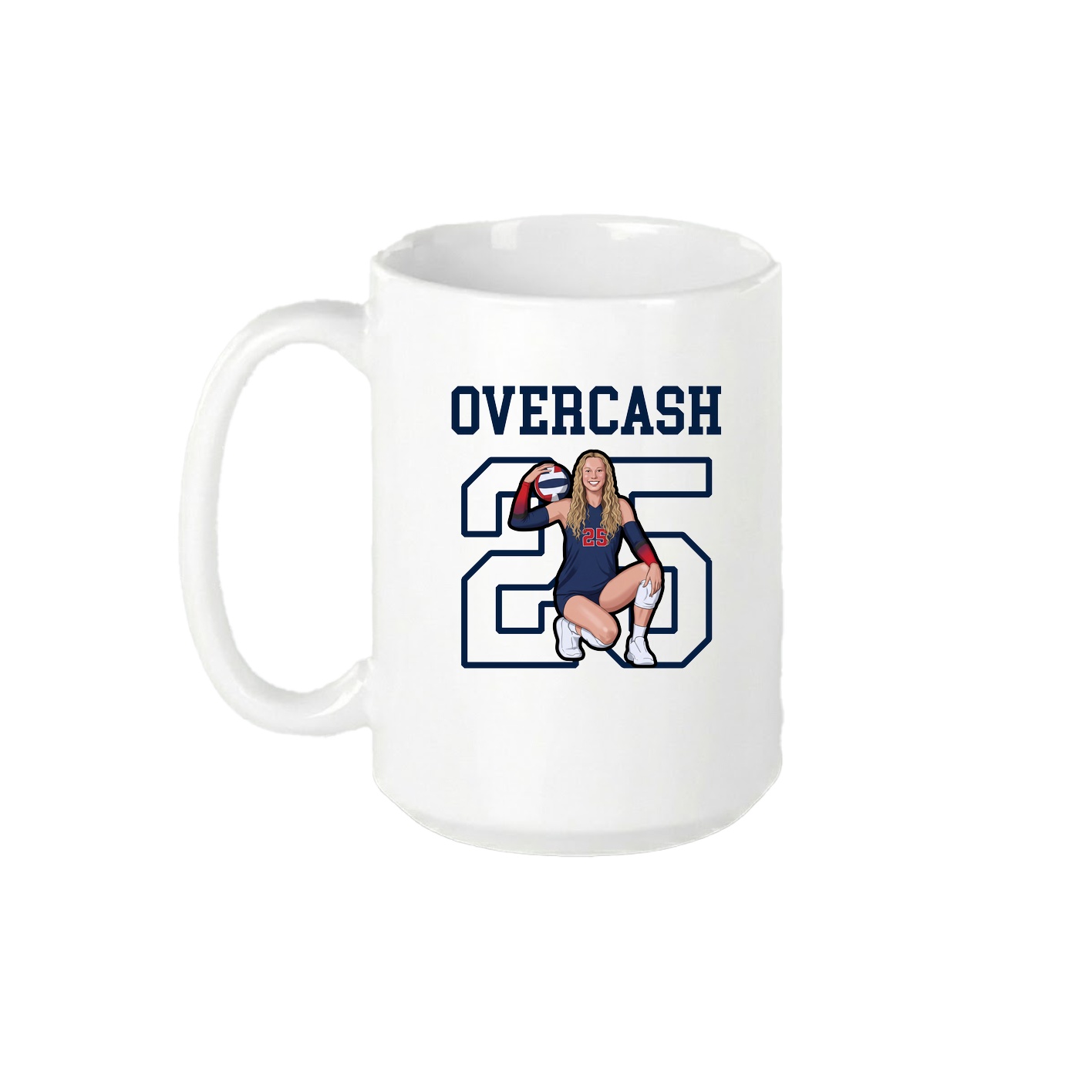 15oz Coffee Mug — Shirsey in White