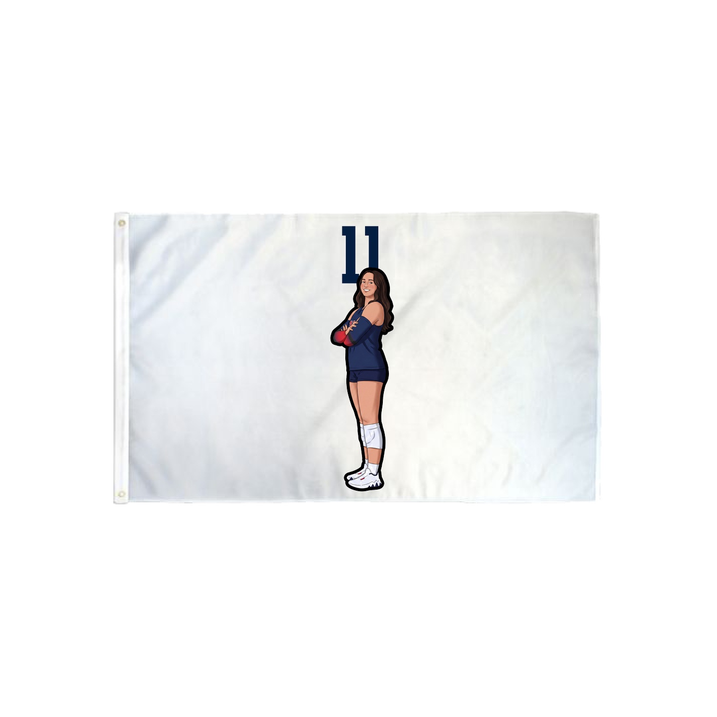 3x5 Flag — Number Top in Classic