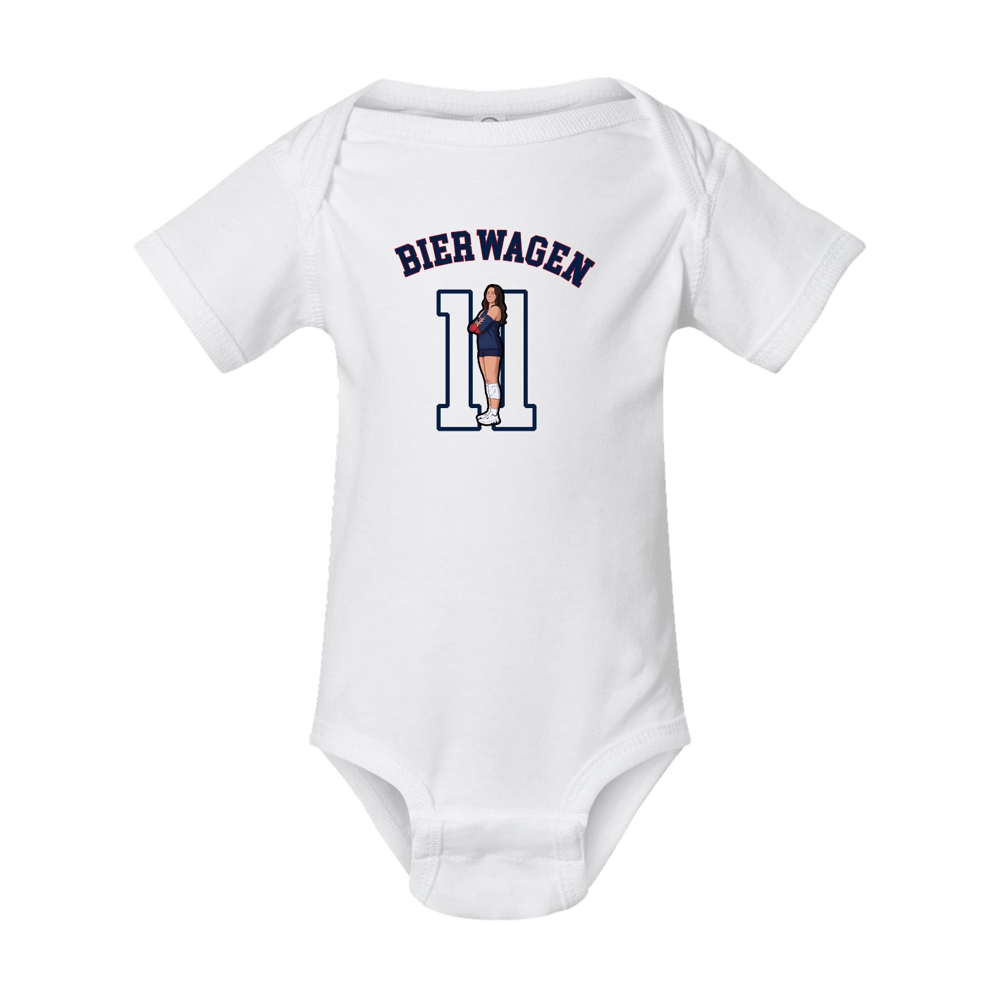 Baby Onesie — Shirsey Arch in White