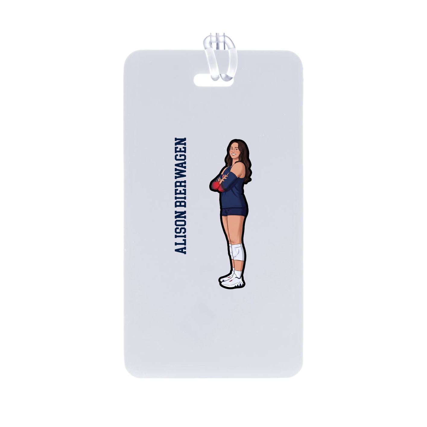 Bag Tag — Name Vertical in Classic