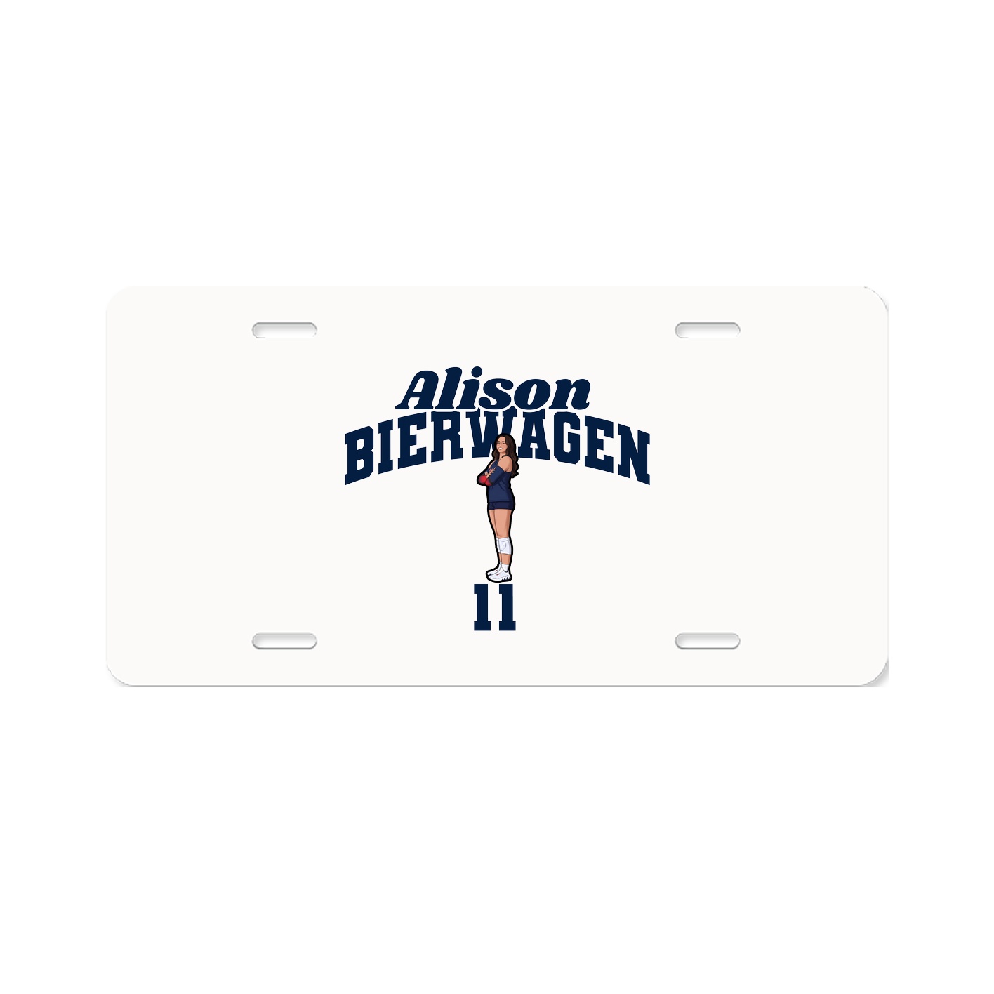 License Plate — Signature Arch in Classic