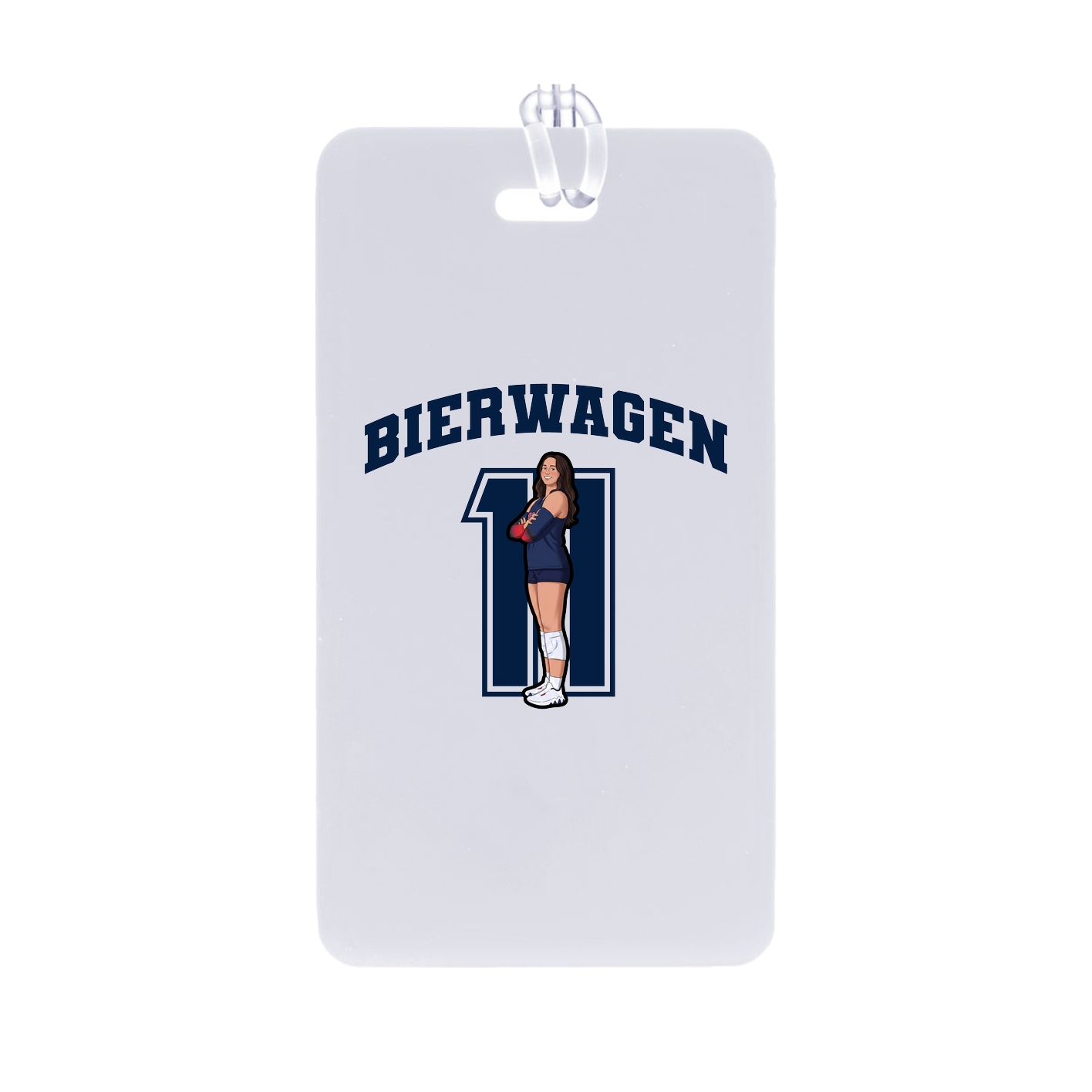 Bag Tag — Number in Classic