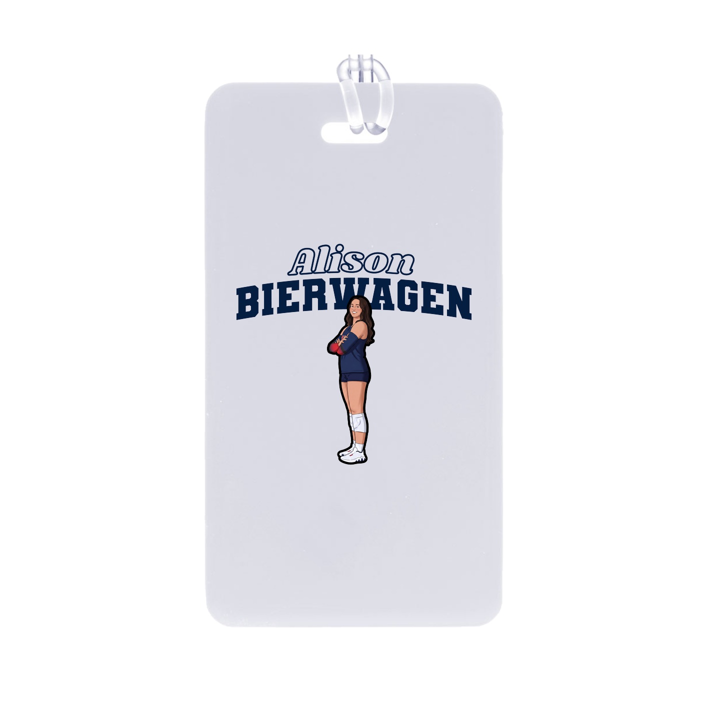 Bag Tag — Name Arch in Classic