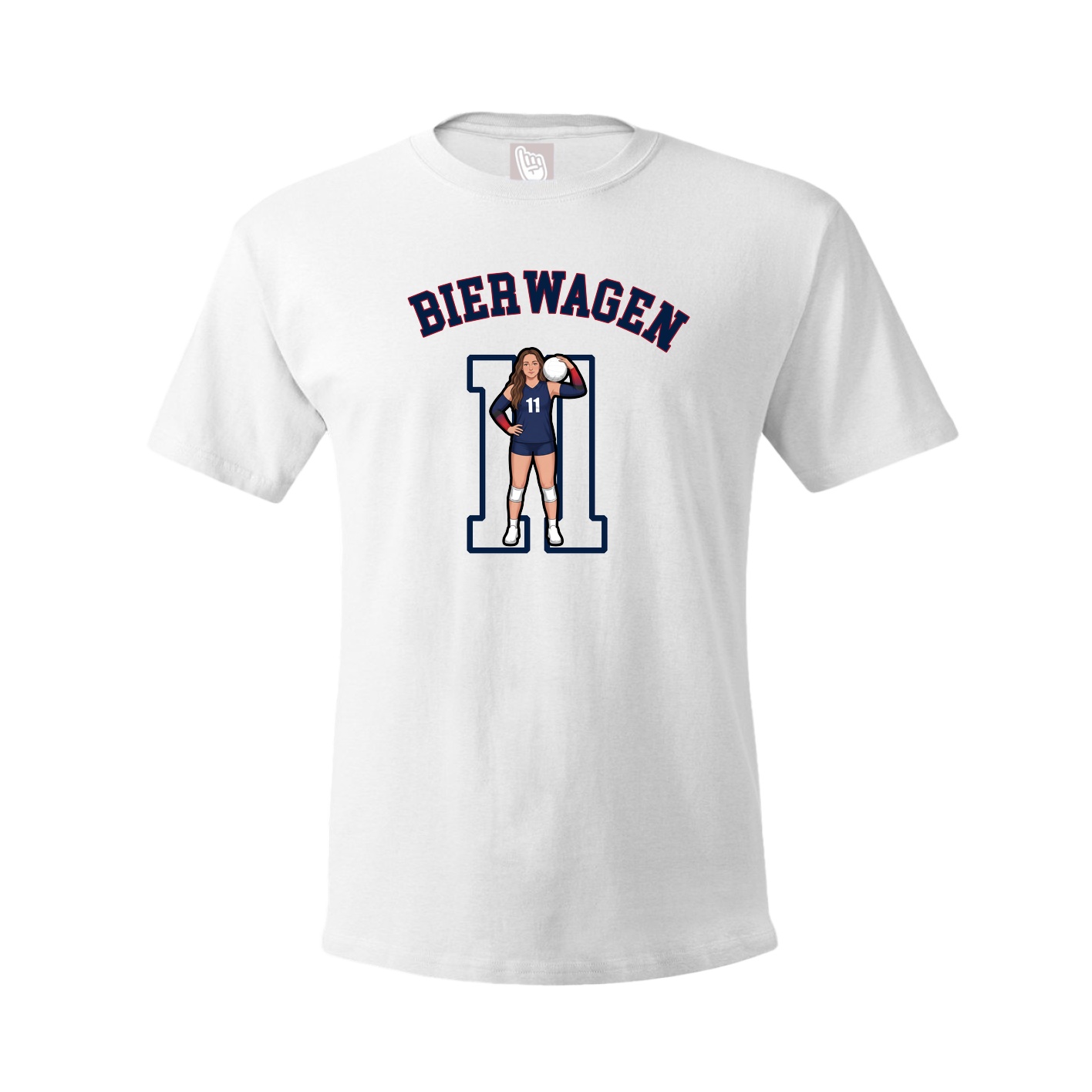 Youth Tee — Shirsey Arch in White