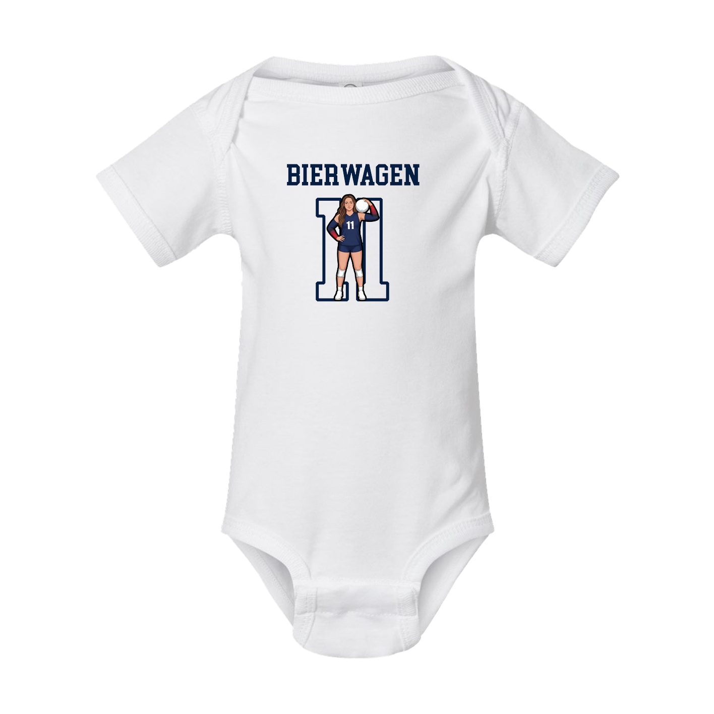 Baby Onesie — Shirsey in White
