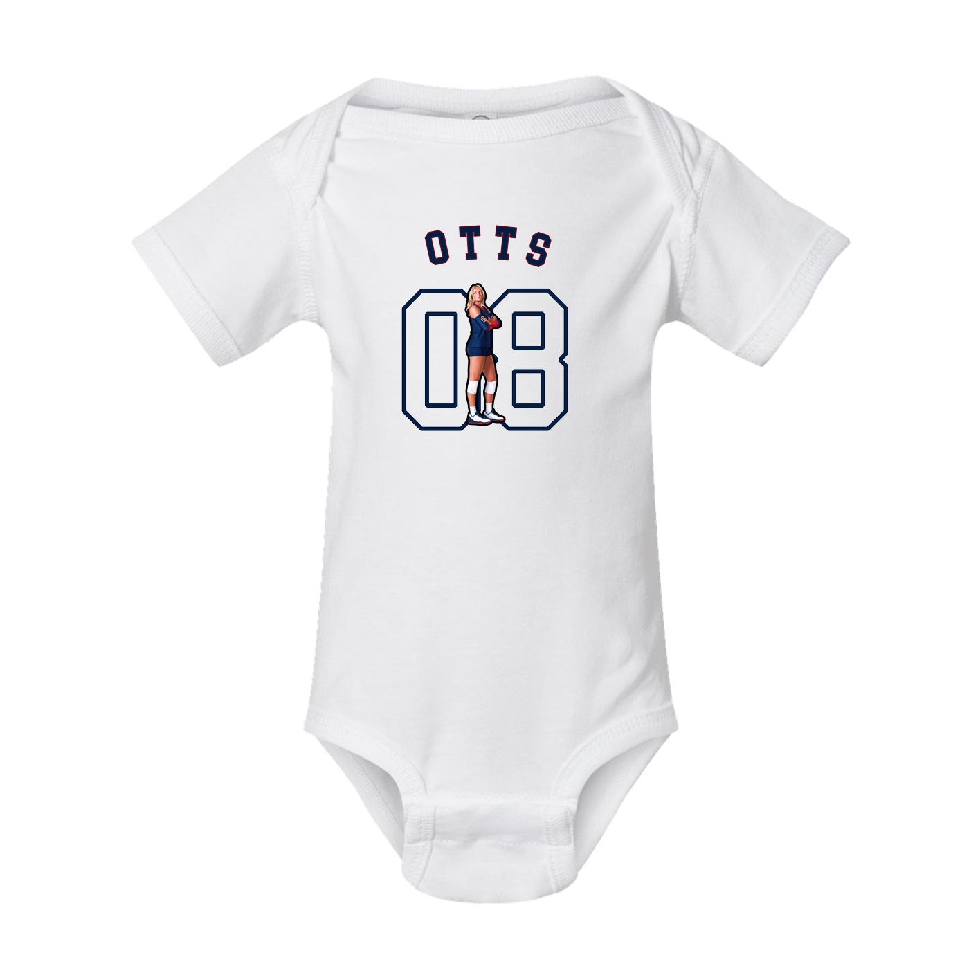 Baby Onesie — Shirsey Arch in White