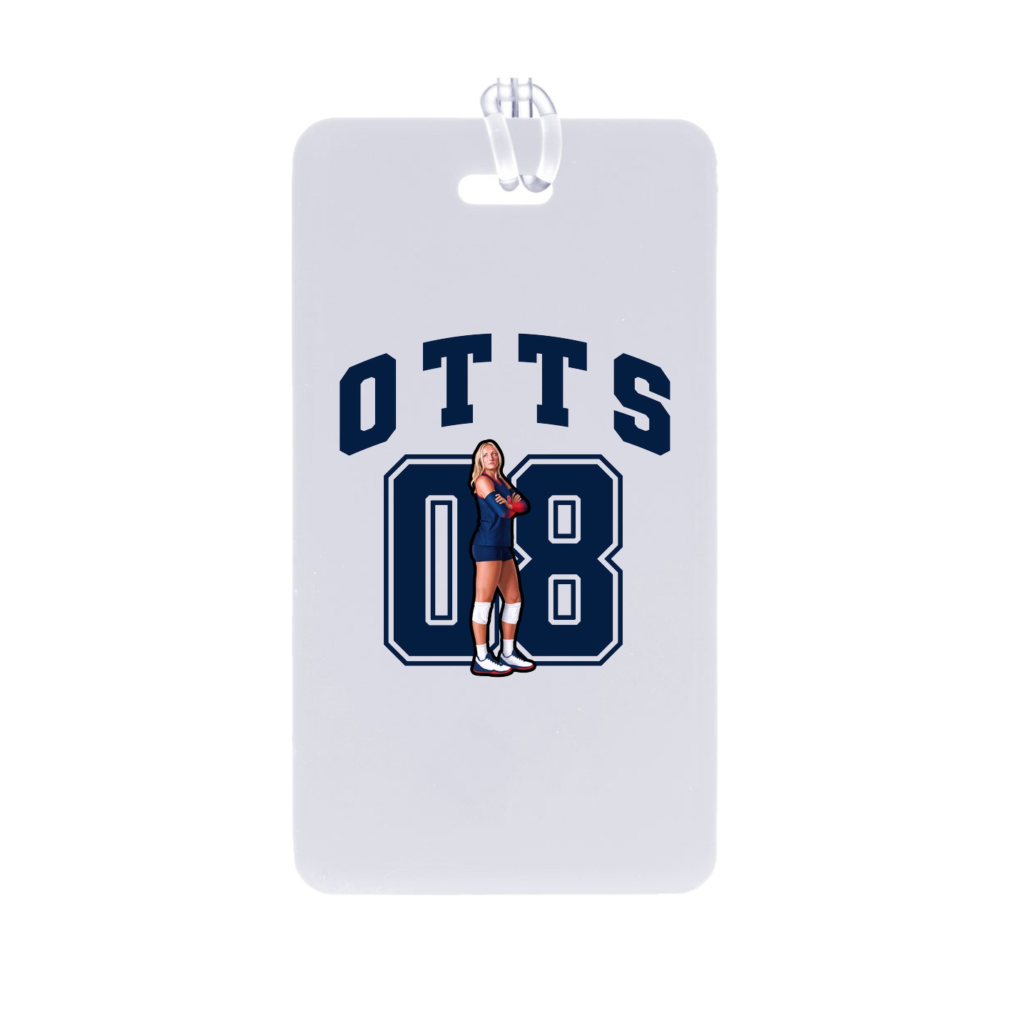 Bag Tag — Number in Classic