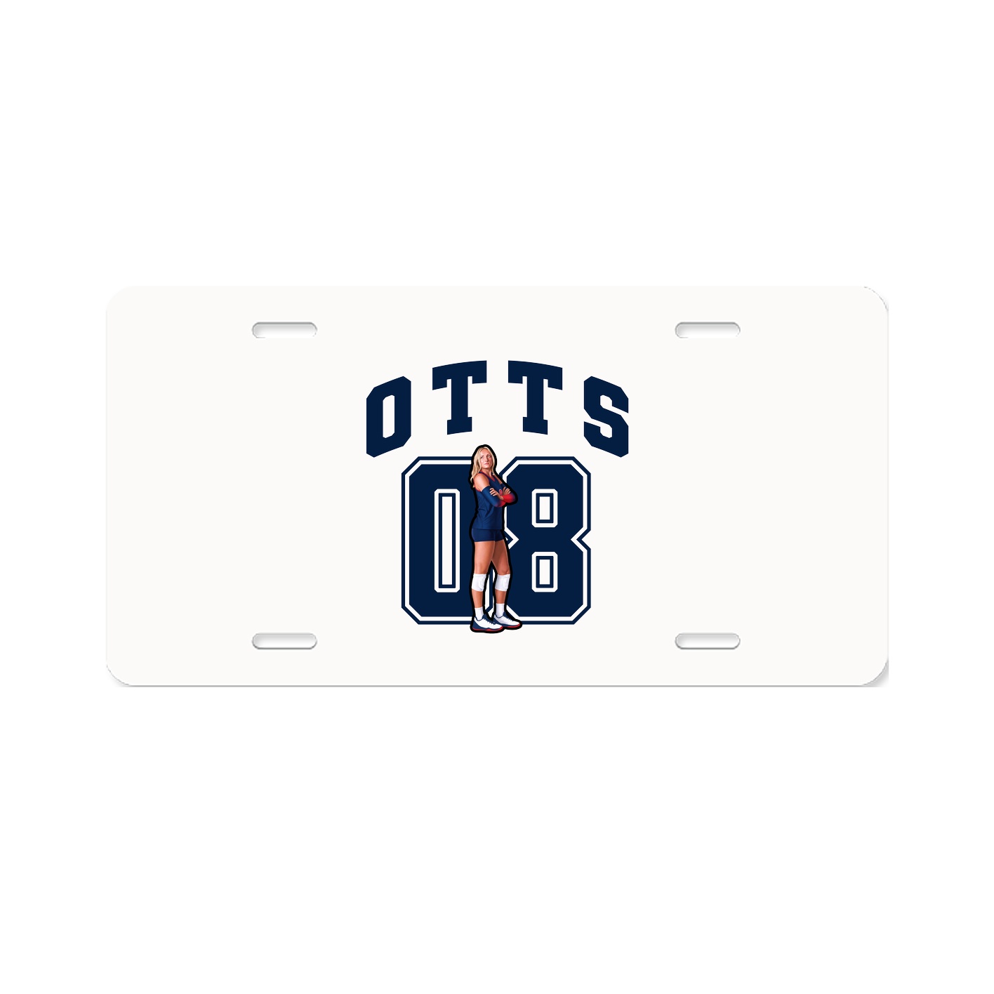 License Plate — Number in Classic