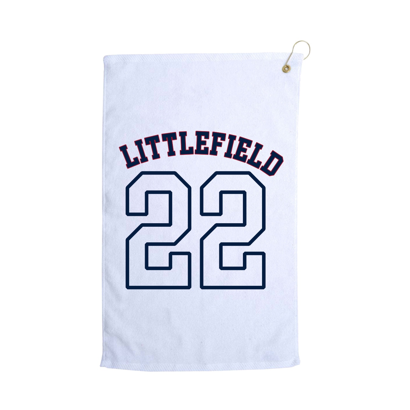 Golf Towel — Shirsey Arch in White