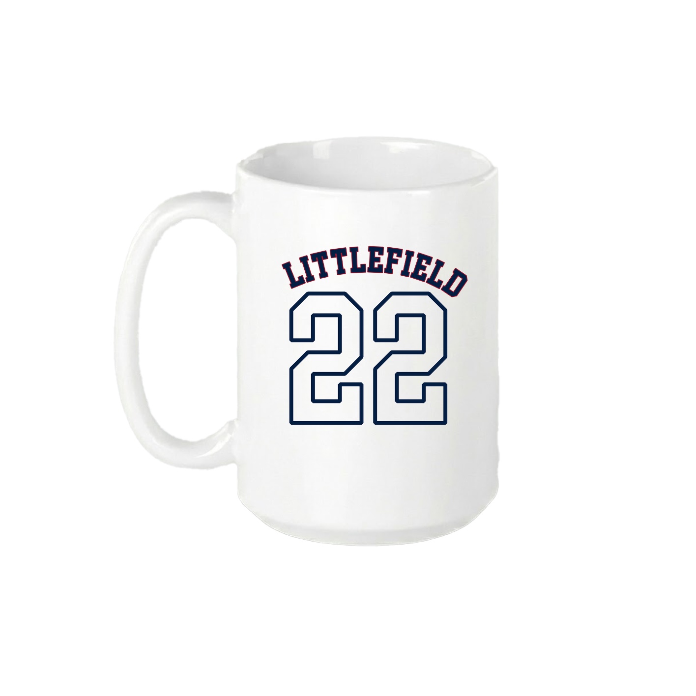 15oz Coffee Mug — Shirsey Arch in White