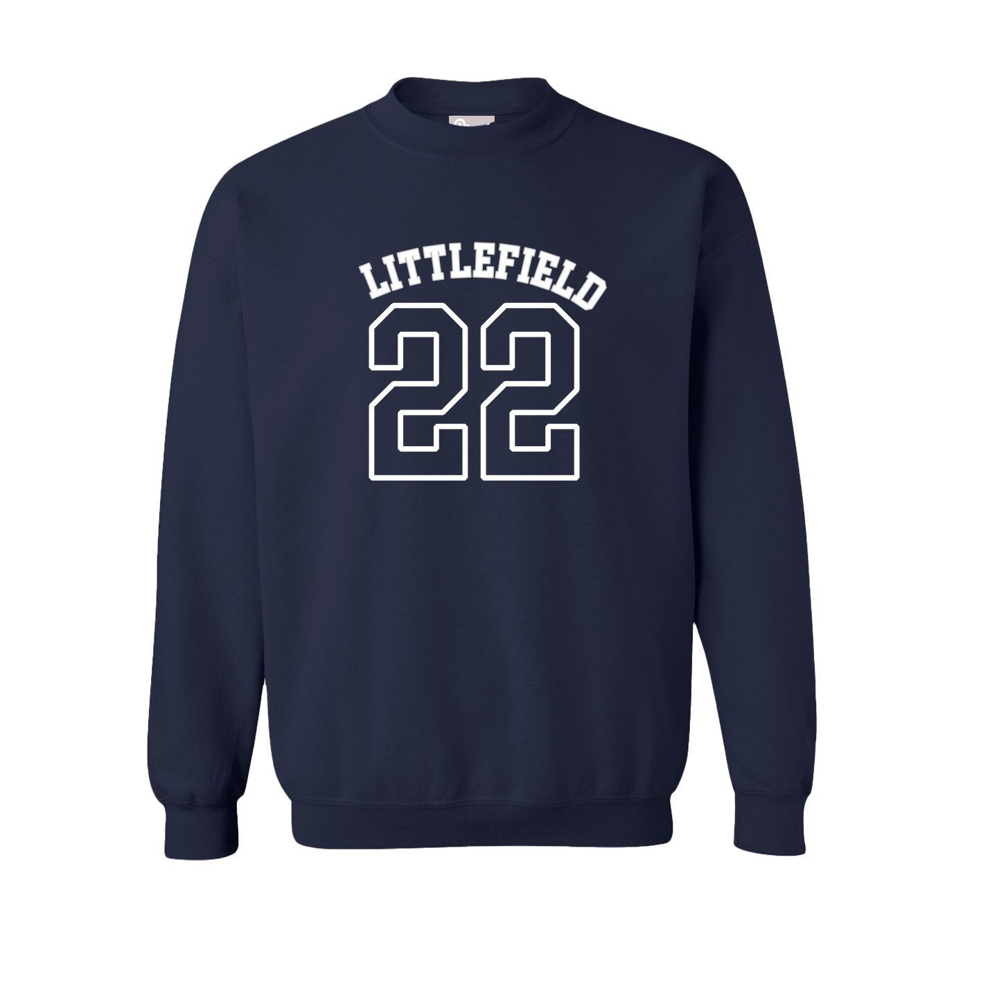 Fleece Crew — Shirsey Arch in Navy