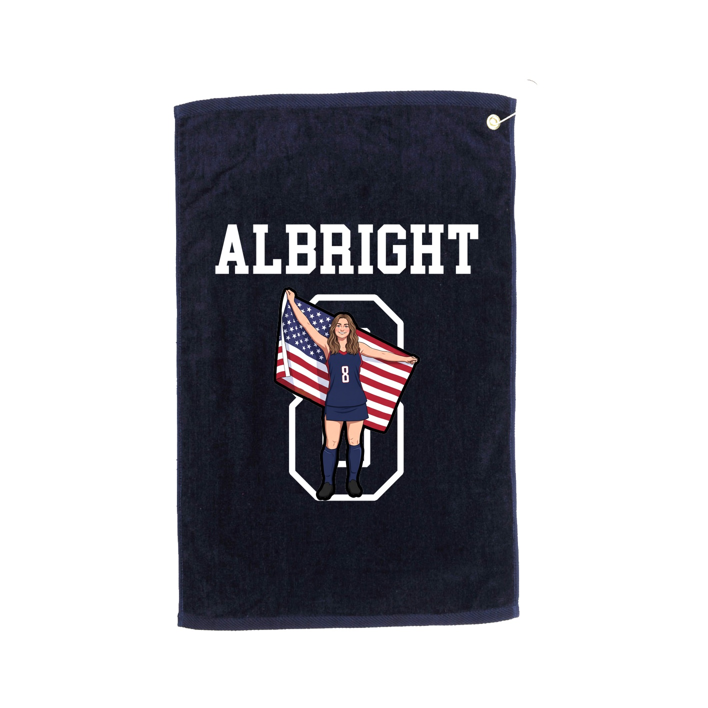Golf Towel — Shirsey in Navy