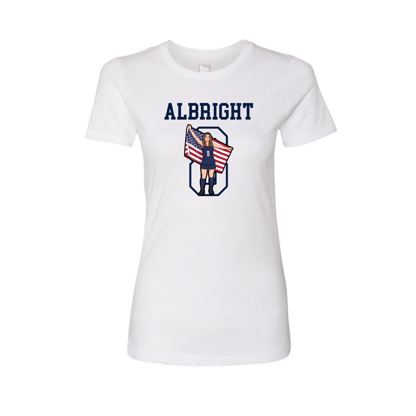 Fitted Women's Tee — Shirsey in White