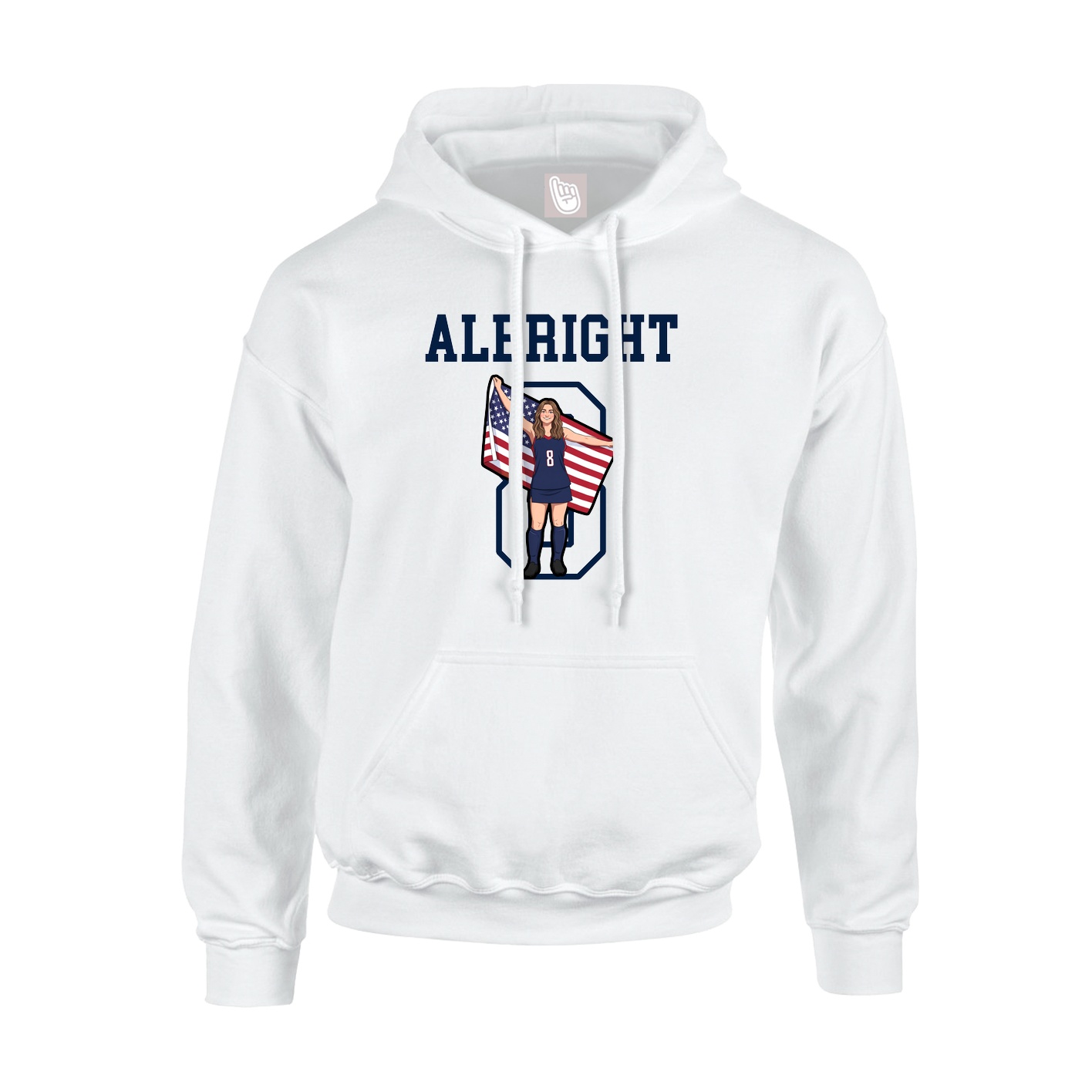 Youth Hoodie — Shirsey in White