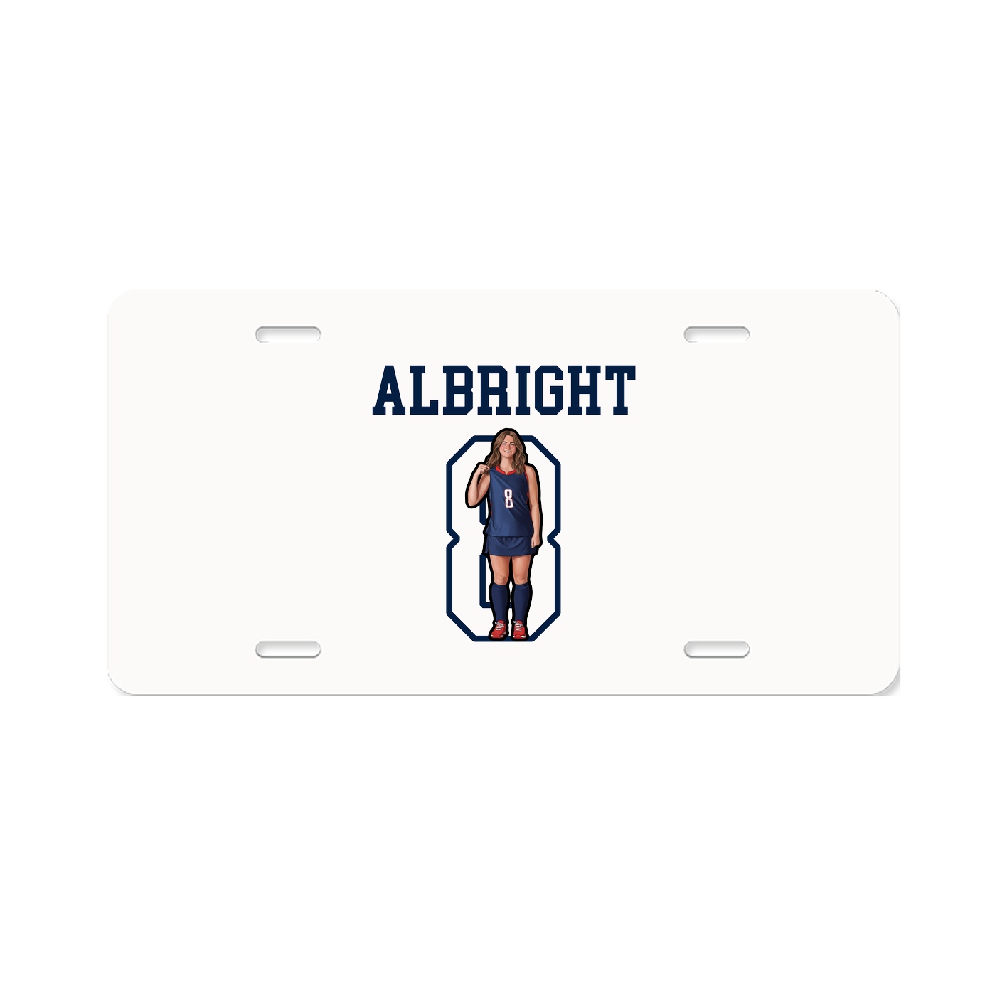 License Plate — Shirsey in Classic