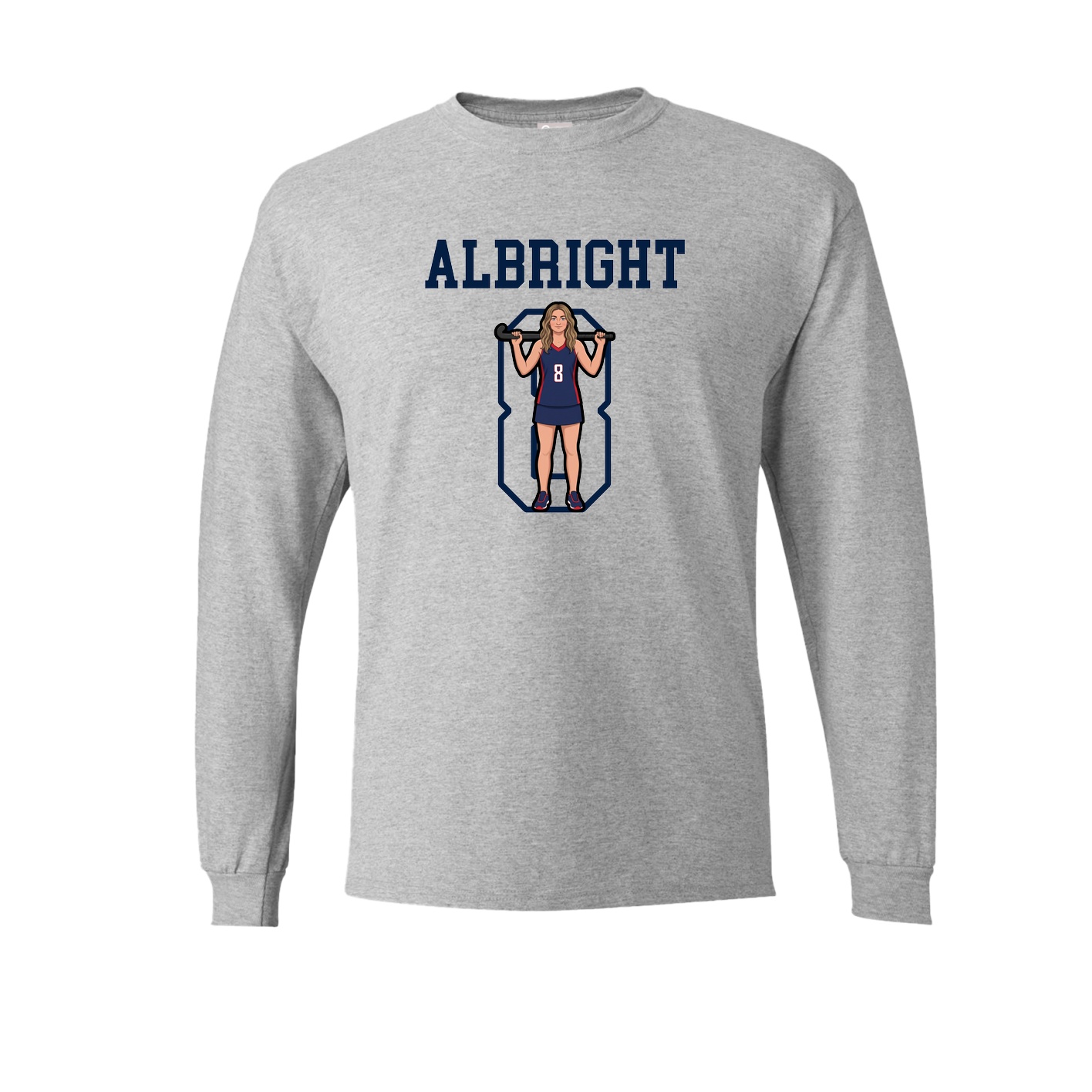 Long Sleeve Tee — Shirsey in Grey