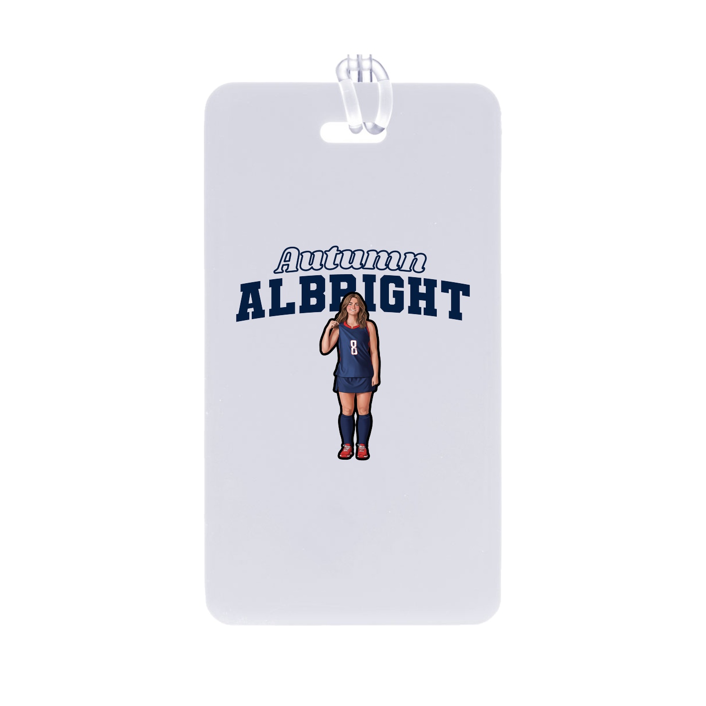 Bag Tag — Name Arch in Classic