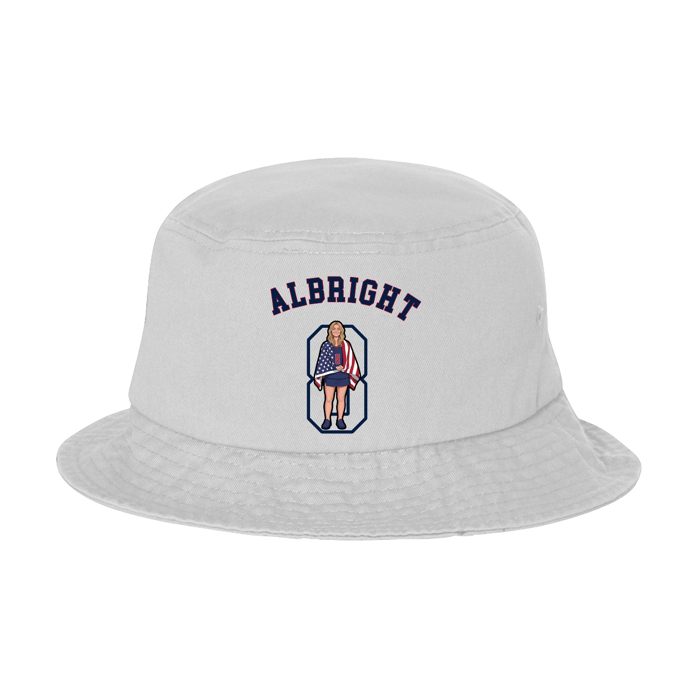 Bucket Cap — Shirsey Arch in White