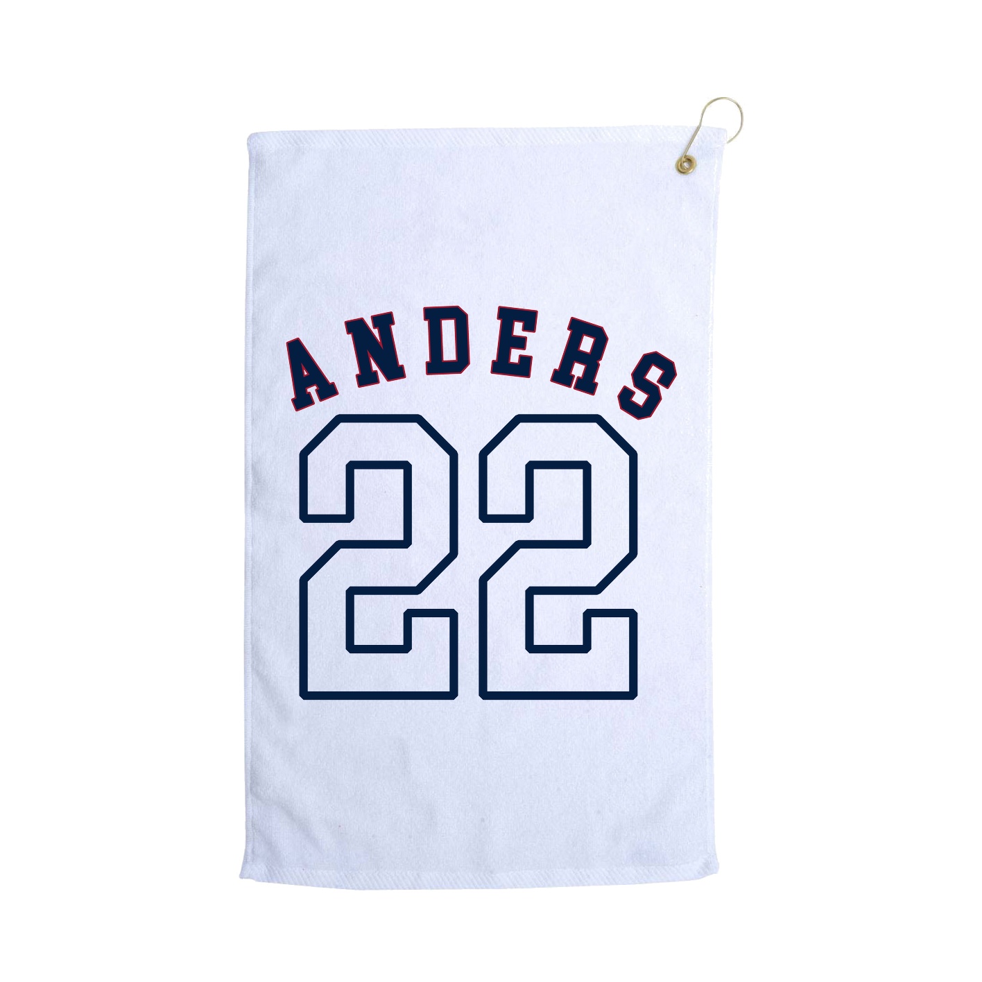 Golf Towel — Shirsey Arch in White