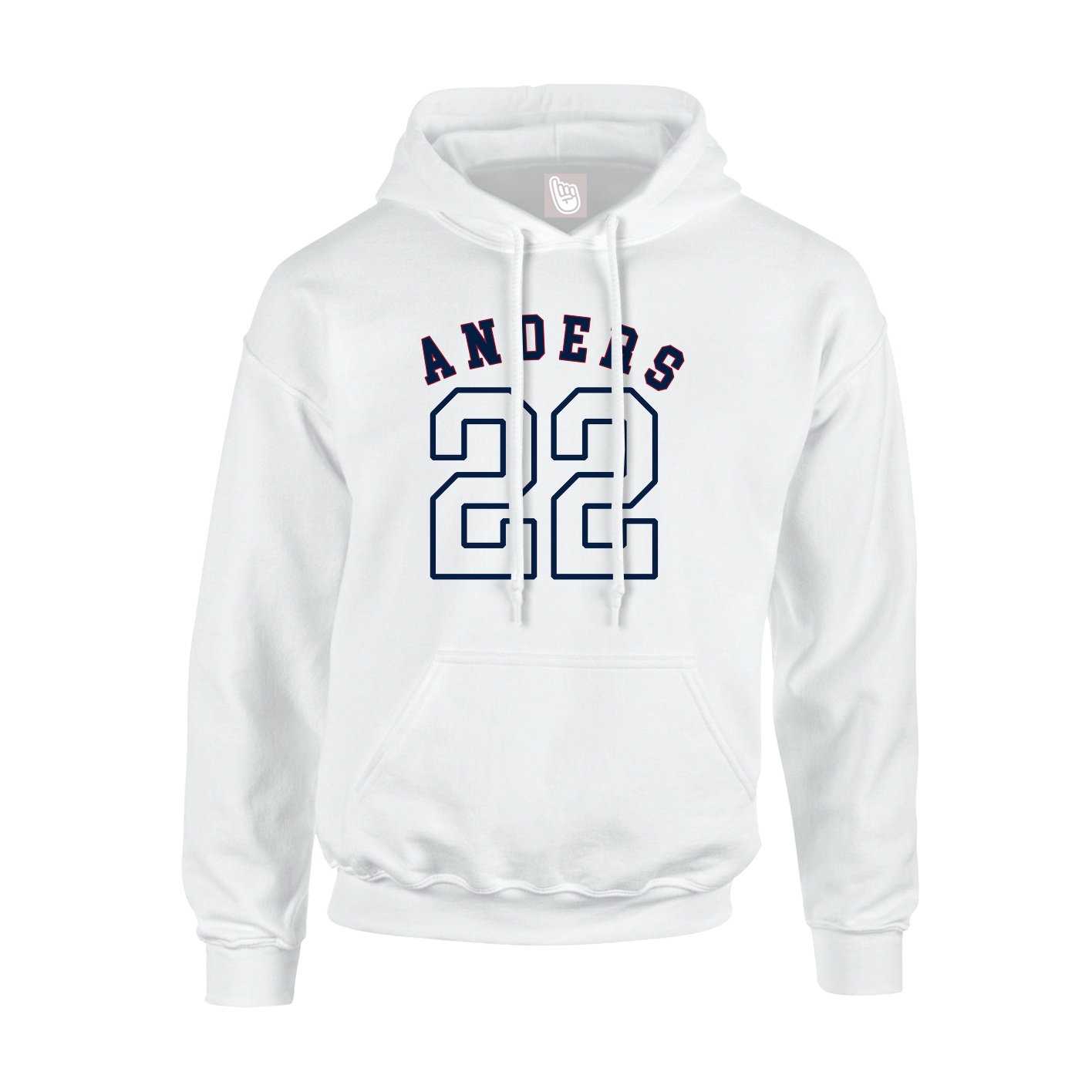 Youth Hoodie — Shirsey Arch in White