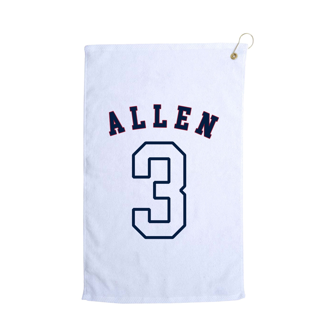 Golf Towel — Shirsey Arch in White