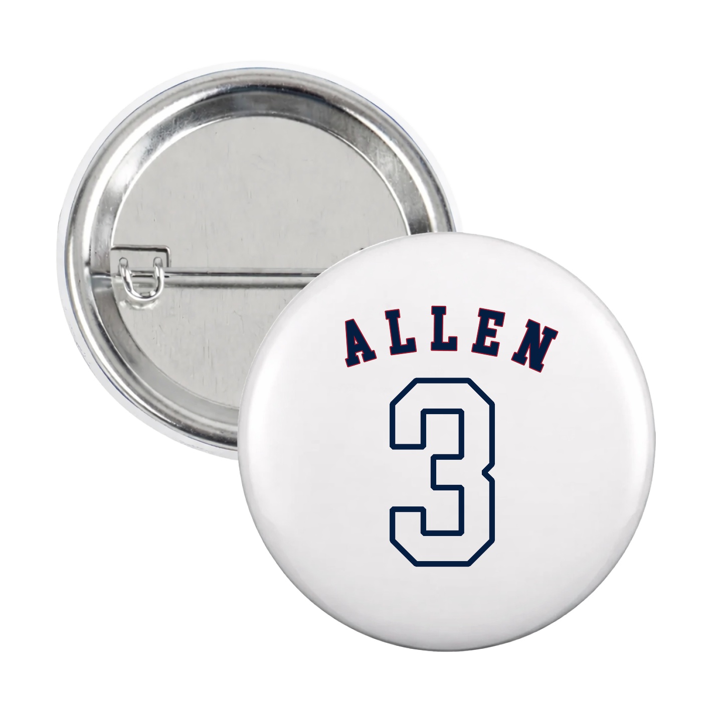 Game Day Button — Shirsey Arch in White