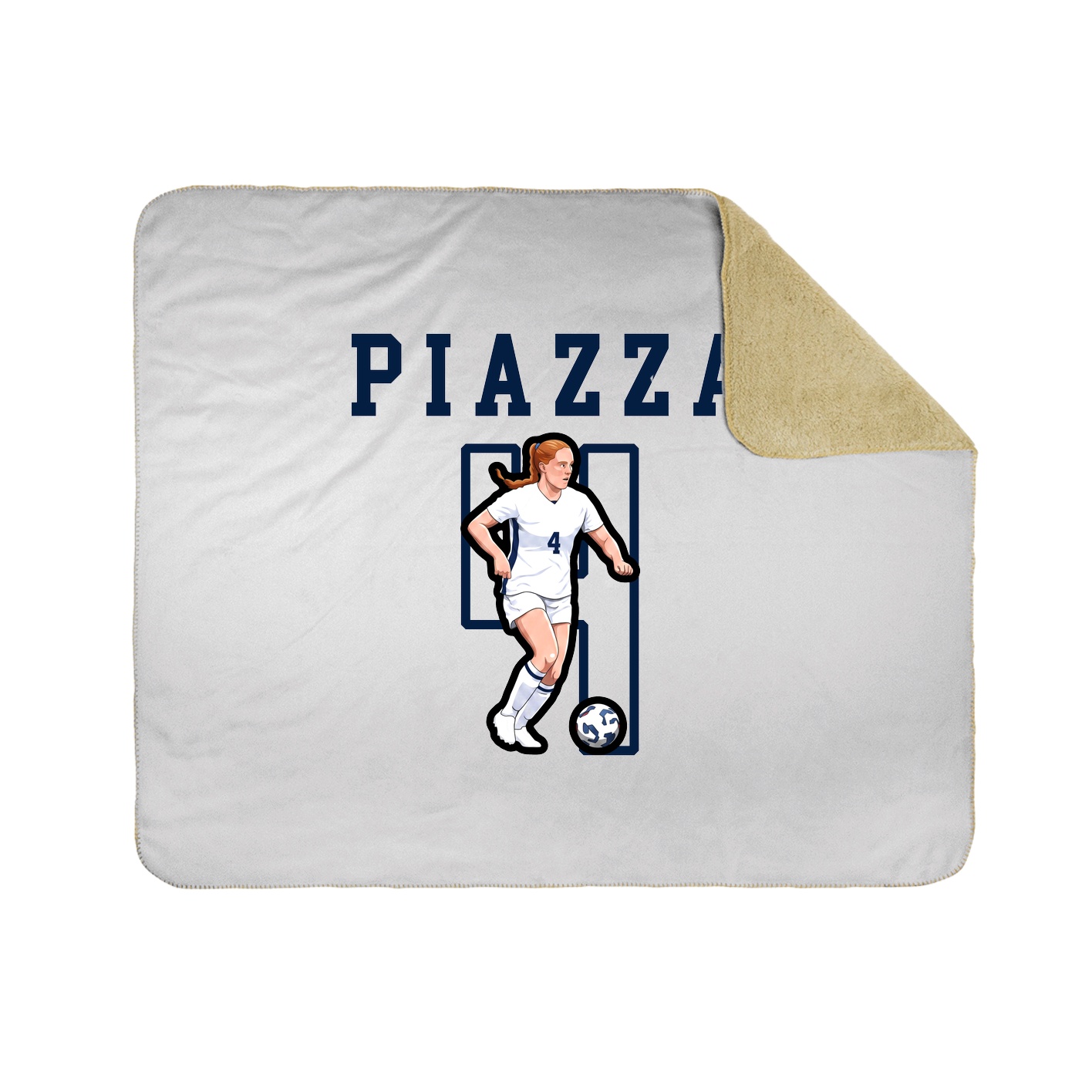 Throw Blanket — Shirsey in White
