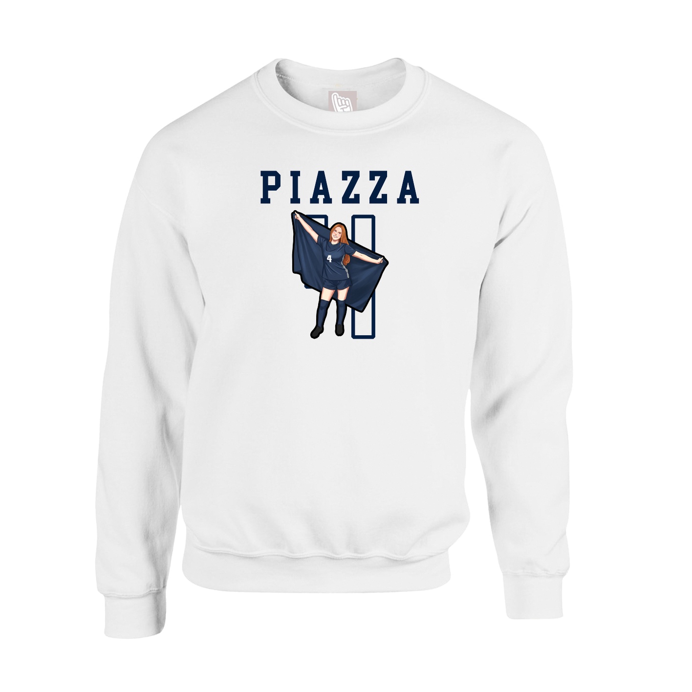Fleece Crew — Shirsey in White
