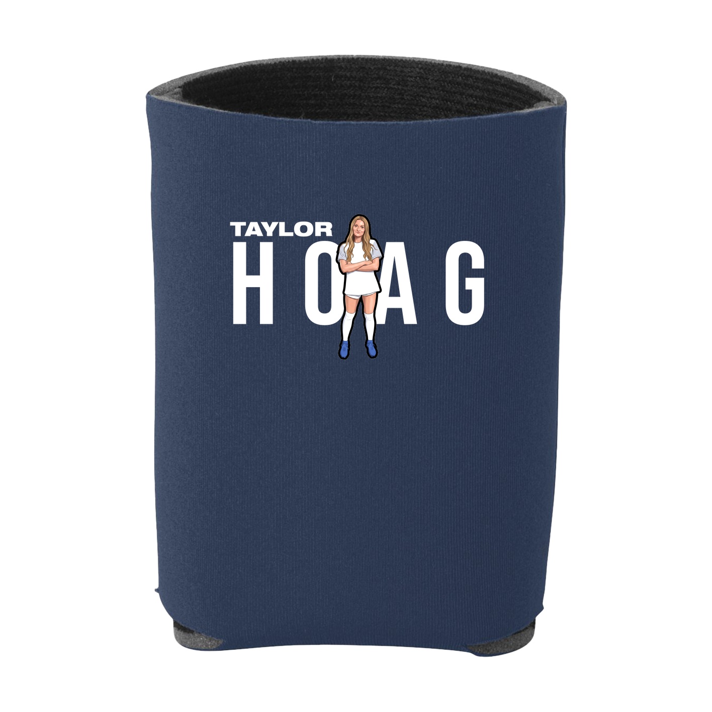 Can Holder — Player Name in Navy