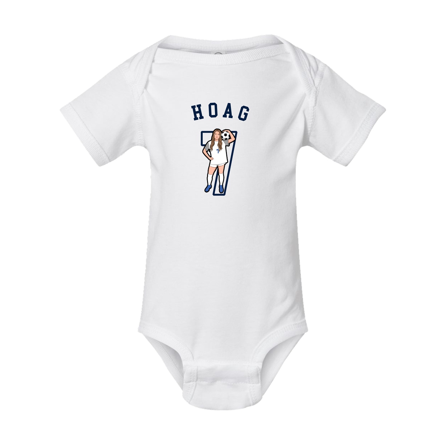 Baby Onesie — Shirsey Arch in White