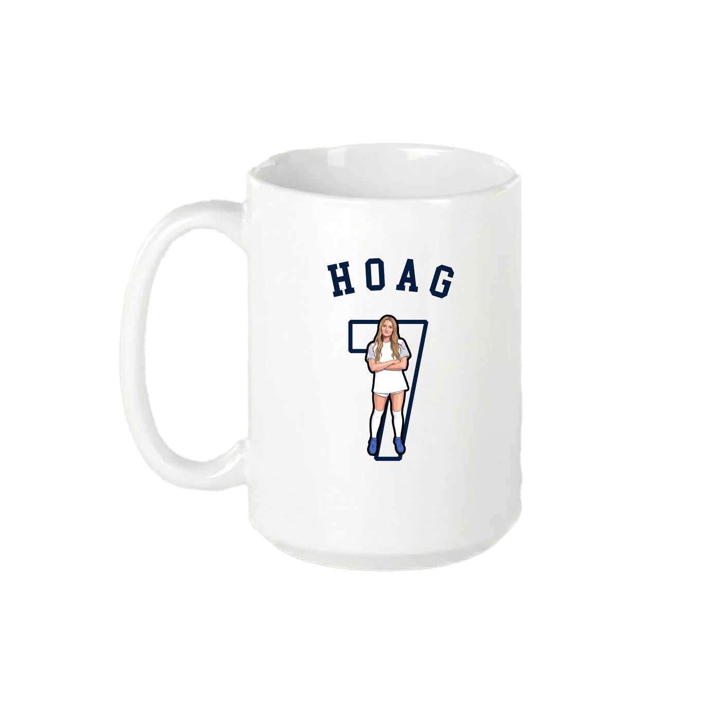 15oz Coffee Mug — Shirsey Arch in White