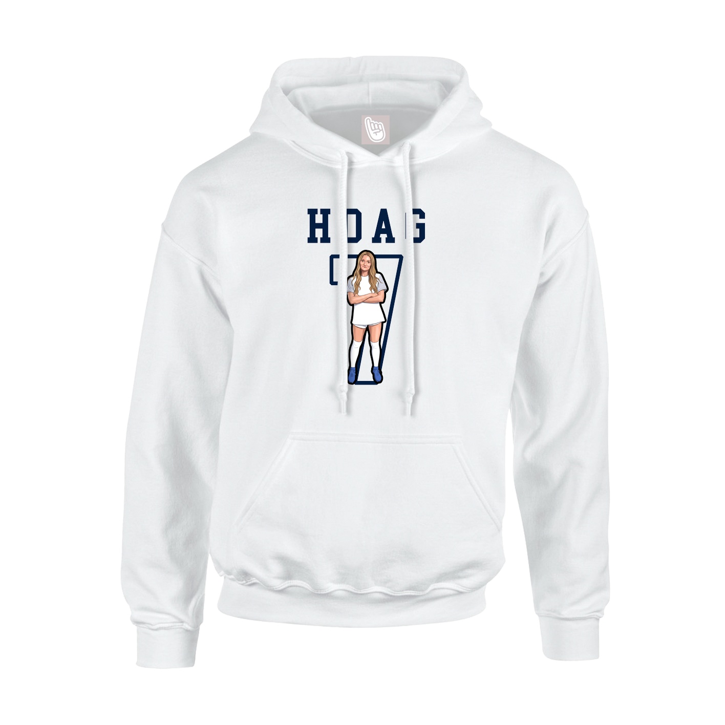 Youth Hoodie — Shirsey in White
