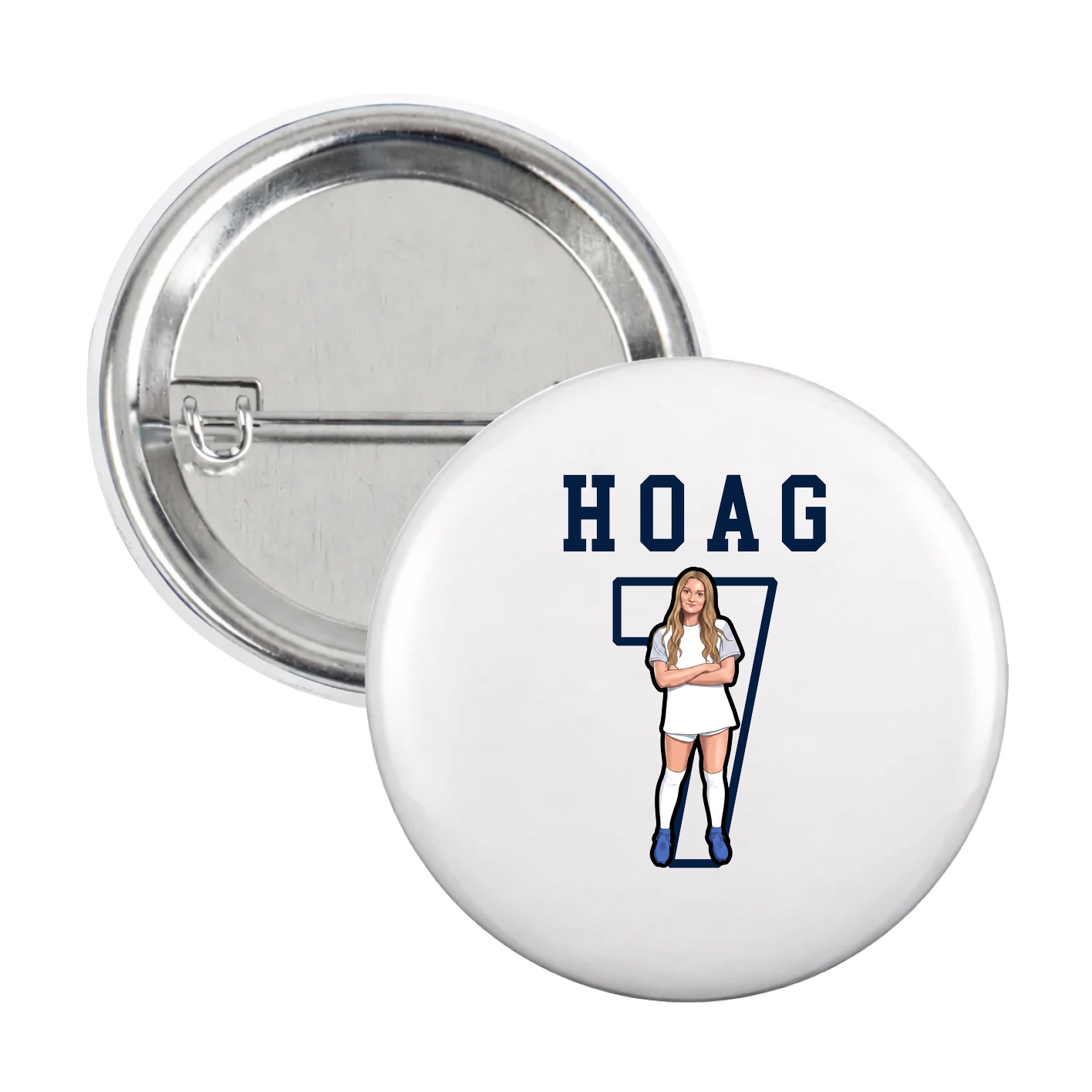 Game Day Button — Shirsey in White