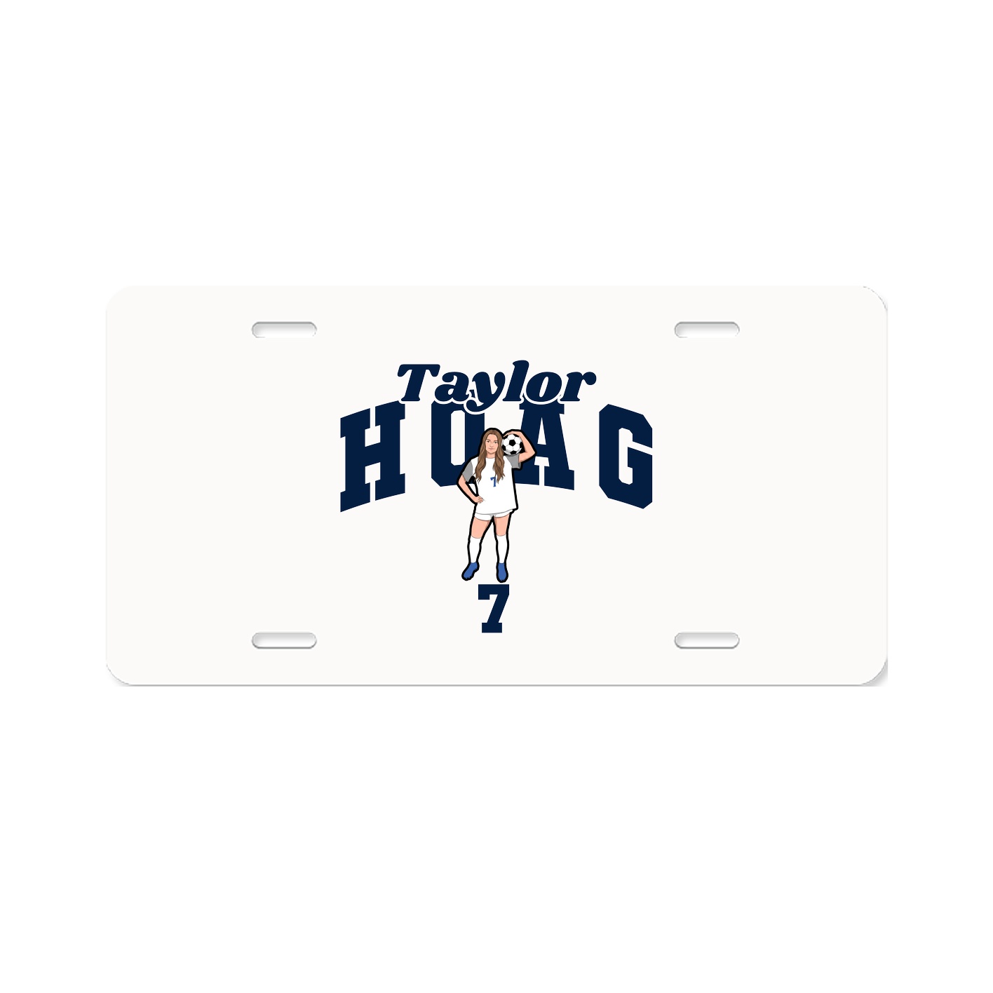 License Plate — Signature Arch in Classic