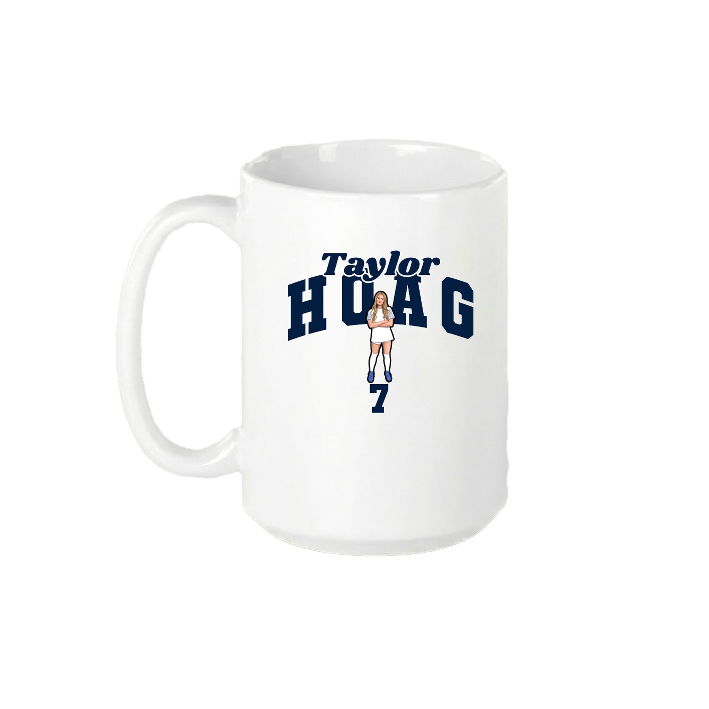 15oz Coffee Mug — Signature Arch in White
