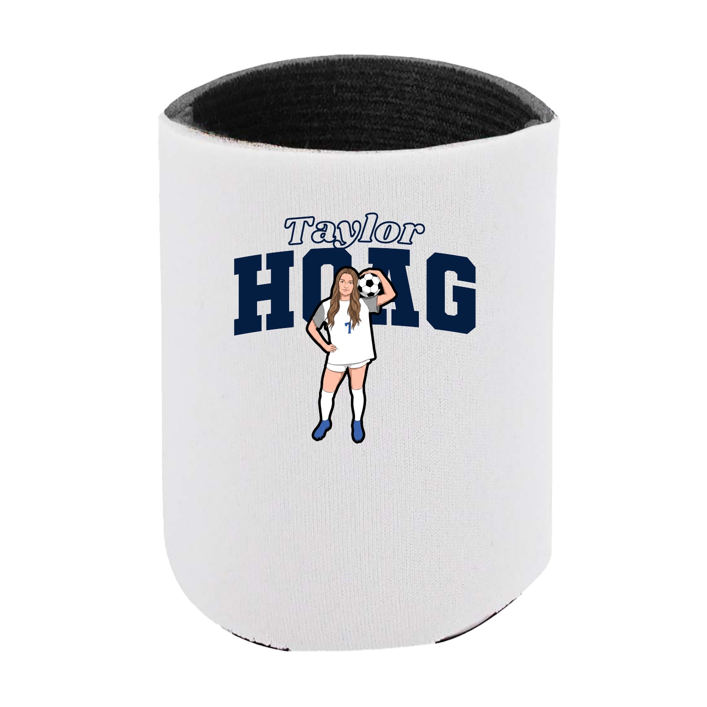 Can Holder — Name Arch in White