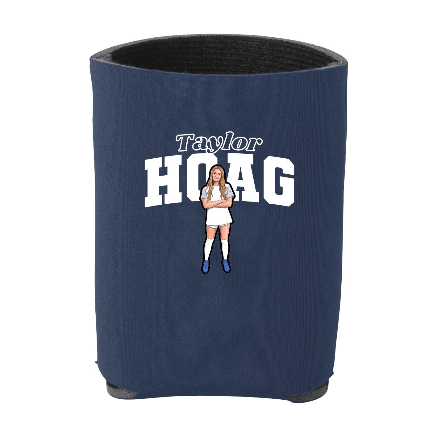 Can Holder — Name Arch in Navy