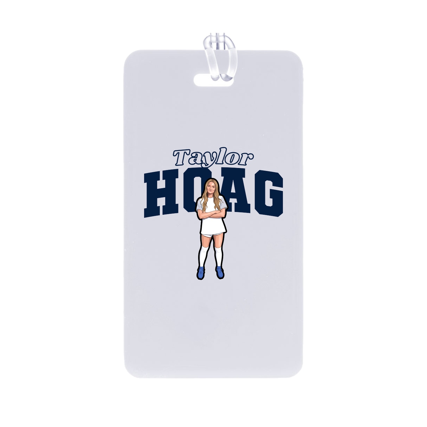 Bag Tag — Name Arch in Classic