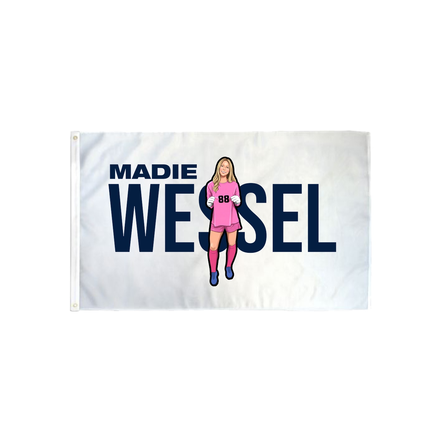 3x5 Flag — Player Name in Classic