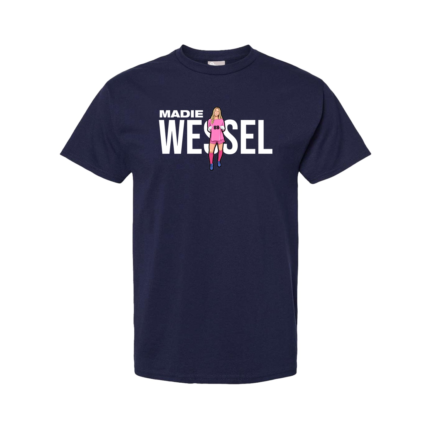 Tee — Player Name in Navy