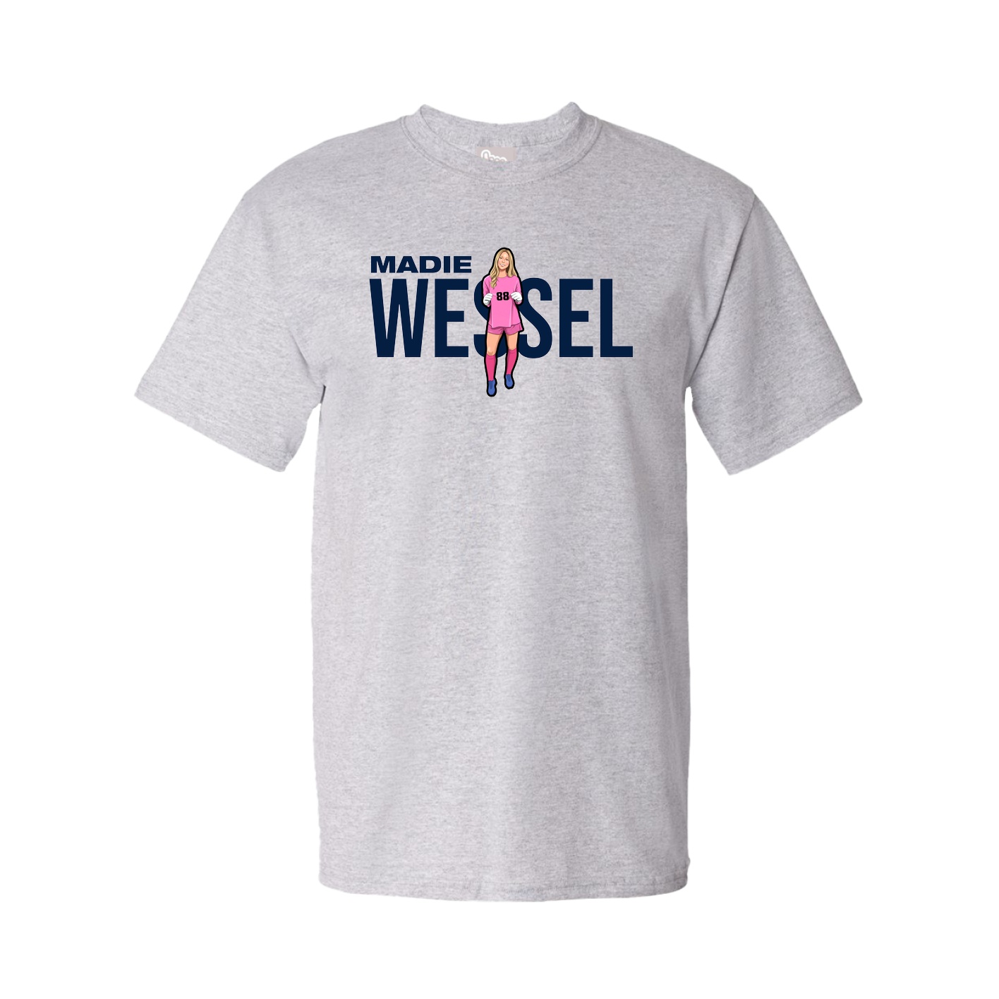 Youth Tee — Player Name in Grey