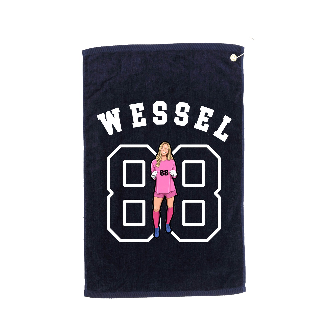 Golf Towel — Shirsey Arch in Navy