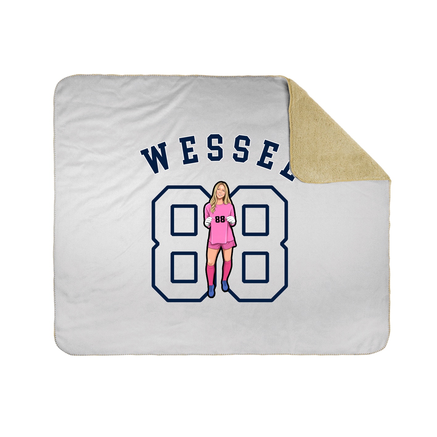 Throw Blanket — Shirsey Arch in White