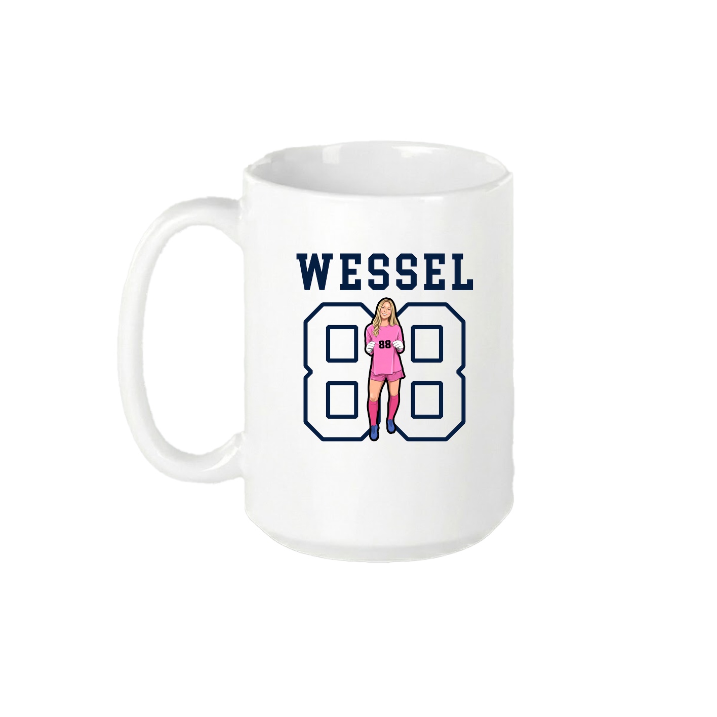 15oz Coffee Mug — Shirsey in White