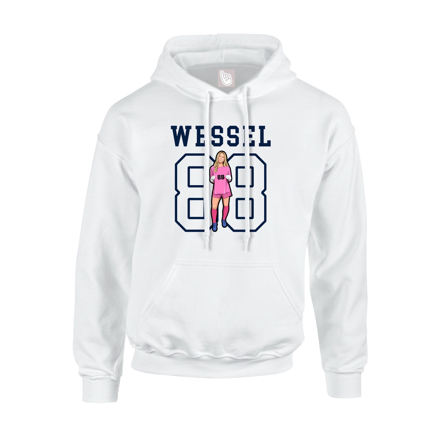 Youth Hoodie — Shirsey in White