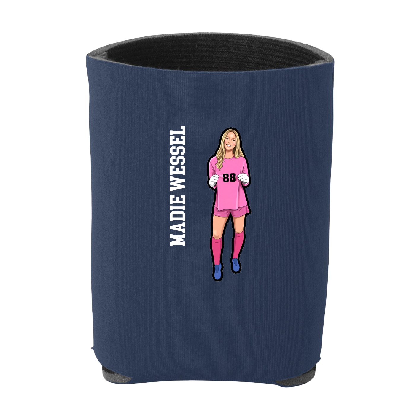 Can Holder — Name Vertical in Navy