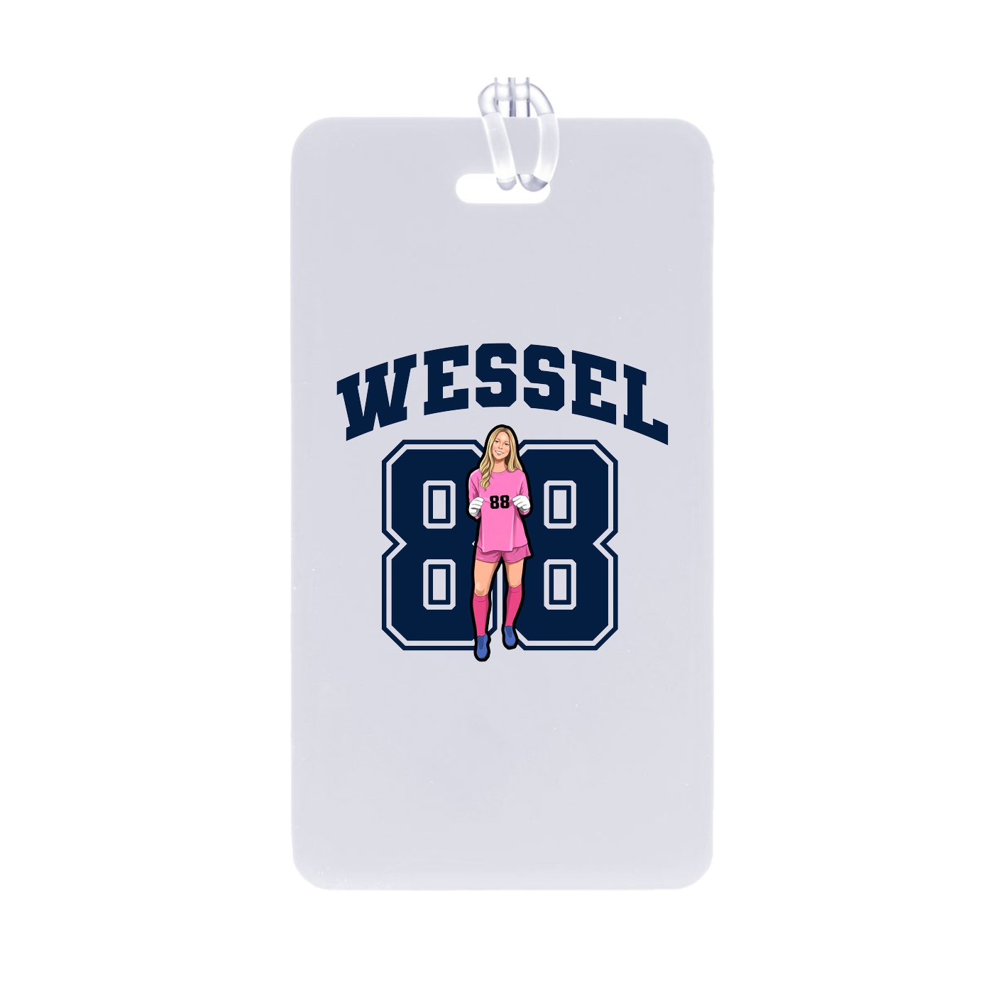 Bag Tag — Number in Classic